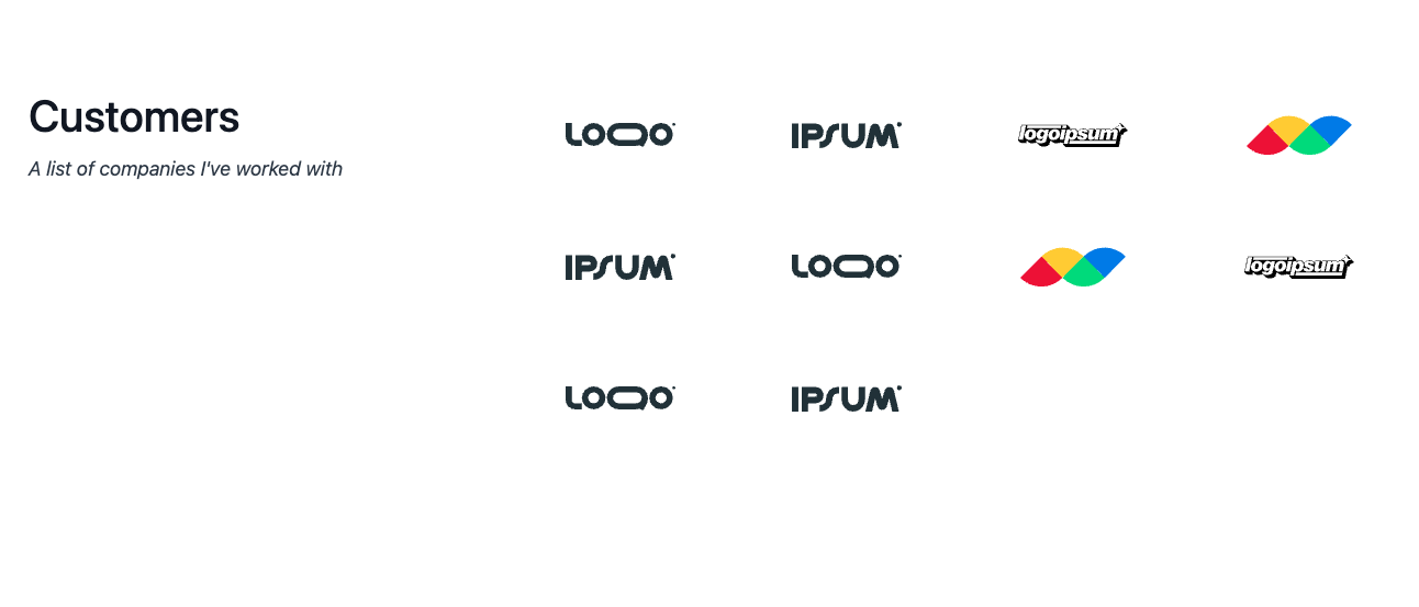 Portfolio example